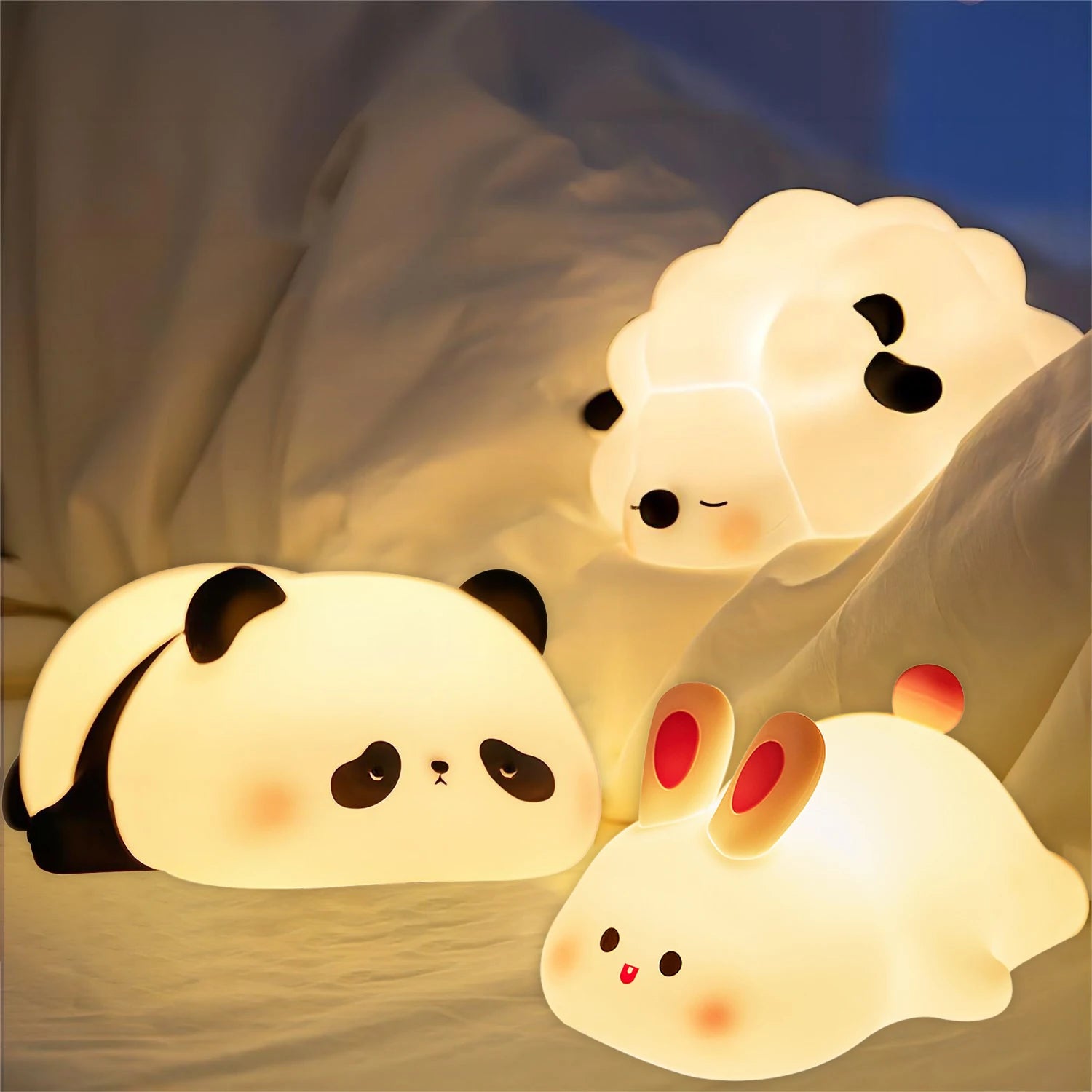 LED Silicone Panda